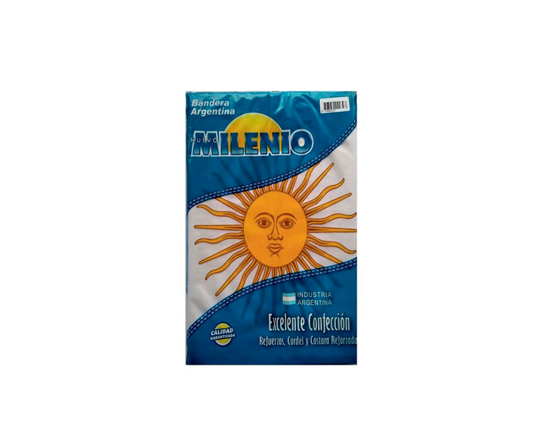 BANDERA MILENIO 1110 TELA CON SOL  200x320